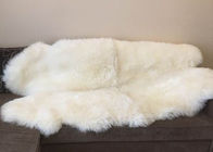 Slittamento della coperta domestica naturale della pelle di pecora del quarto della Nuova Zelanda anti per le coperture del sofà