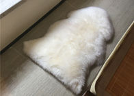 Slittamento di shearling dell'avorio anti della coperta australiana bianca della pelle di pecora per le stuoie dell'interno del pavimento