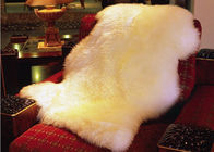 Bianco naturale 2*3feet della pelle di pecora della lana lunga australiana reale della coperta 100%