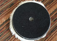 Tamponi a cuscinetti per lucidare a 6 pollici del gancio della lana e del ciclo, cuscinetti di lucidatura della pelle di pecora per pulizia dell'automobile