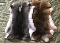 Porcellana La pelliccia abbronzata della pelle del coniglio di Rex dell&#039;erba ha personalizzato la dimensione per gli accessori/abbigliamento società