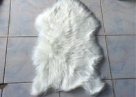 Porcellana Coperta bianca decorativa 2 della pelliccia del Faux della stanza grande * 3 Ft, scelgono la coperta del pavimento della pelliccia del Faux del cuoio società