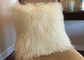 Cuscino decorativo sfocato bianco, cuscino mongolo riccio extra-lungo della lana d'agnello  fornitore