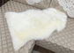 Quattro coperte genuine della pelle di pecora del cuoio, coperta domestica naturale crema bianca della pelle di pecora  fornitore