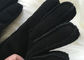 I guanti di cuoio della pelle di pecora genuina degli uomini passano i guanti alla moda cuciti di shearling fornitore